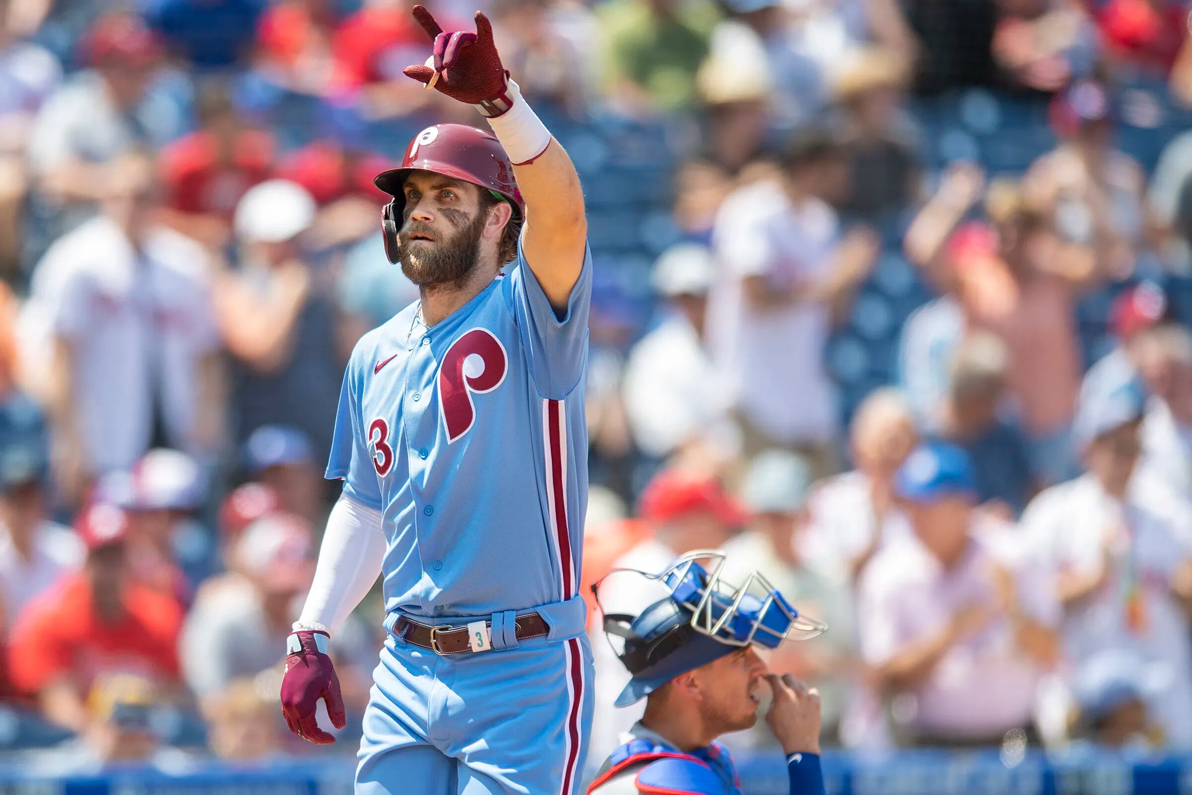 Photos from the Phillies win against the Dodgers