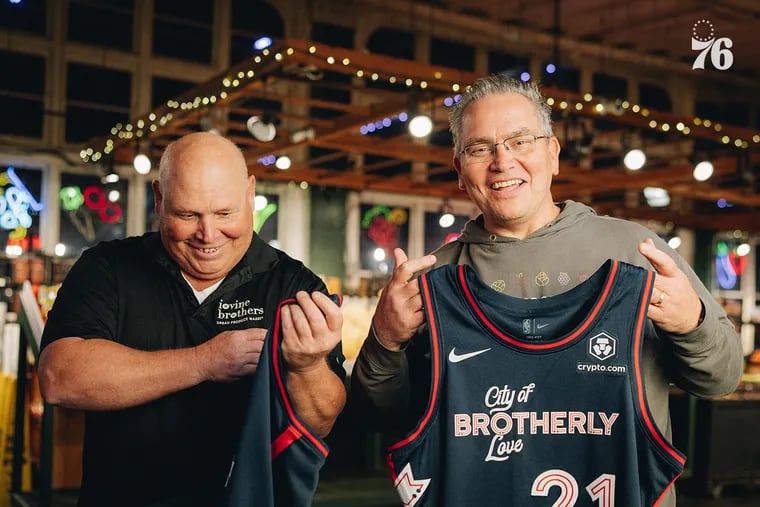 Philadelphia 76ers unveil new 'Brotherly Love' City Edition uniforms -  Philadelphia Business Journal