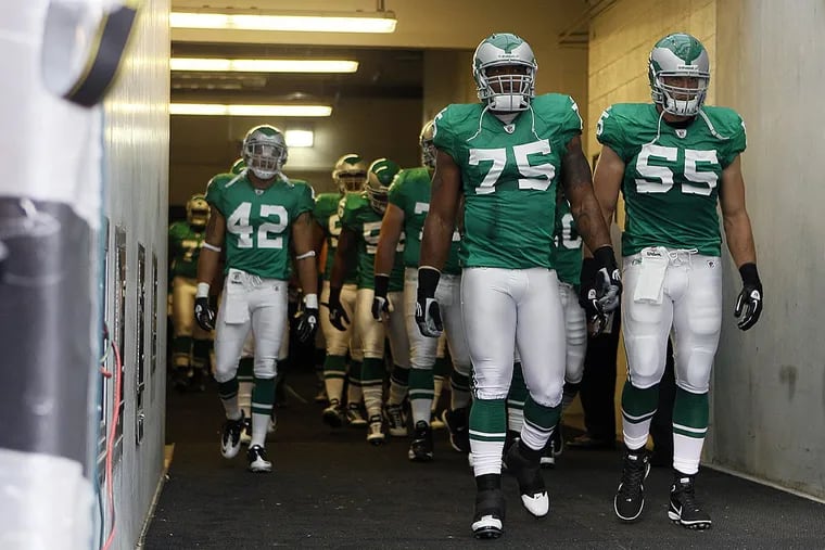 NFL on FOX - Philadelphia Eagles owner Jeff Lurie announced that the team  will wear their kelly green throwback jerseys in 2023 🔥