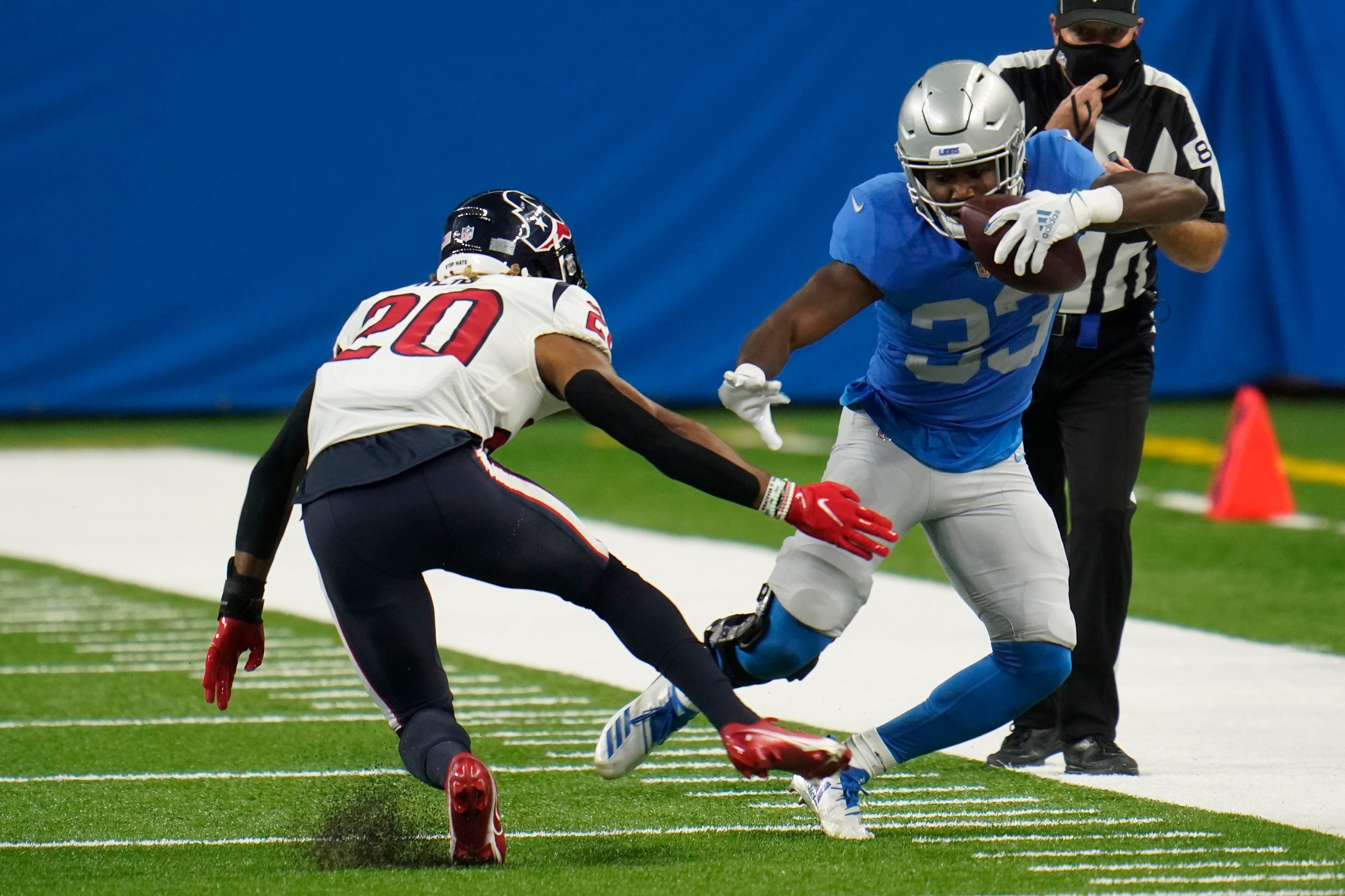 Kerryon Johnson: Release by Detroit 'kind of scary' 