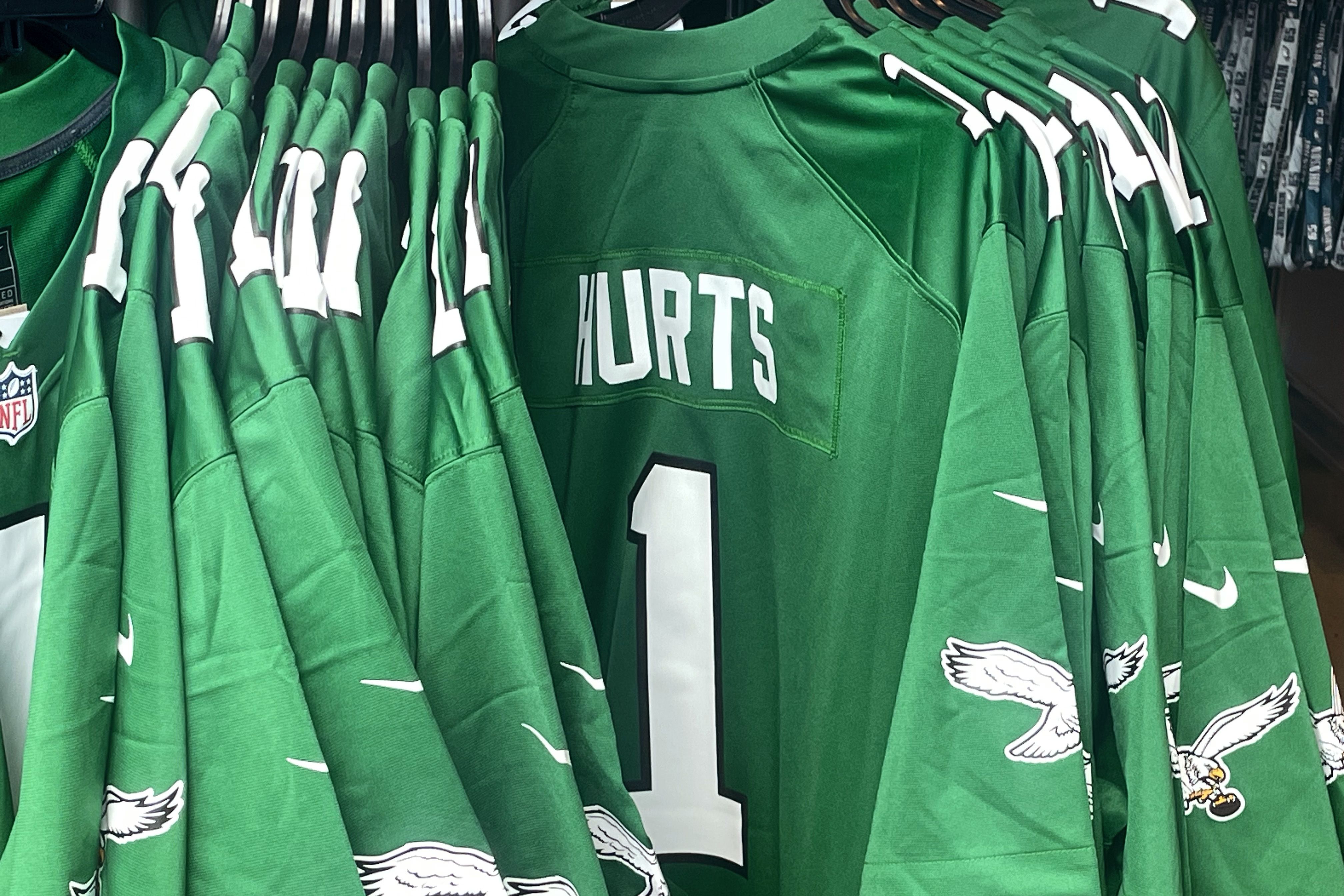 Kelly Green “authentic”/elite jerseys will be available from Nike : r/eagles