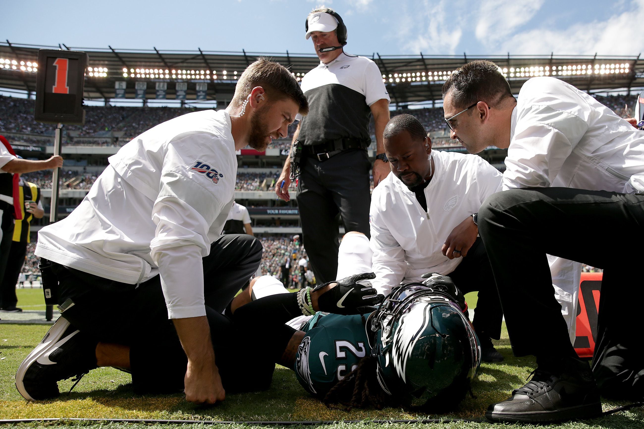 Eagles' injuries have decreased; they've still been part of the story in  2019