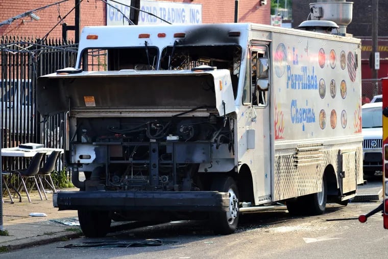 A propane tank attached to the La Parrillada Chapina food truck in Feltonville ruptured on July 1, 2014, causing an explosion that killed its owner, Olga Galdamez, 42, and her daughter Jaylin Galdamez, 17, and injured 11 others.