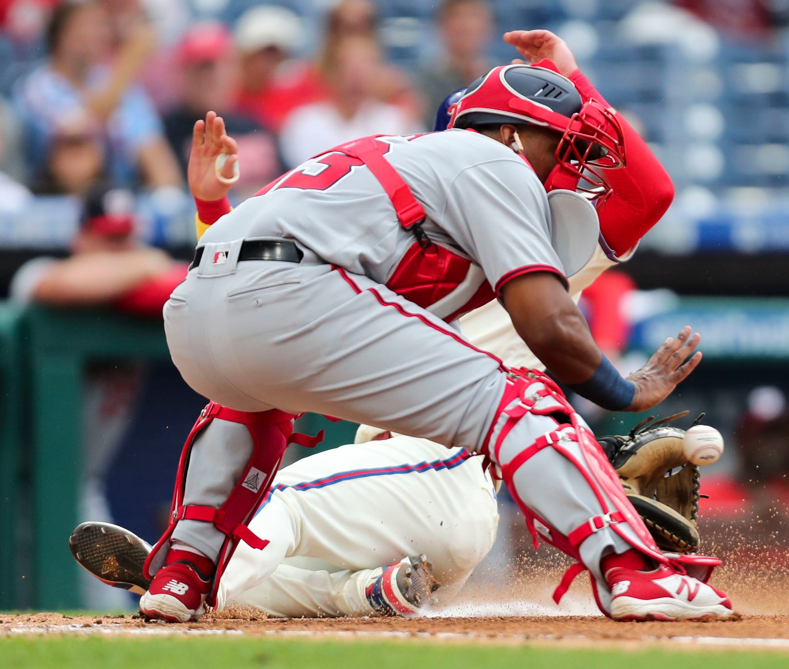 Blanton, Phillies beat rain, Indians, 12-3 – Delco Times