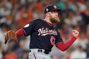 Washington Nationals' World Series pitcher Sean Doolittle declines