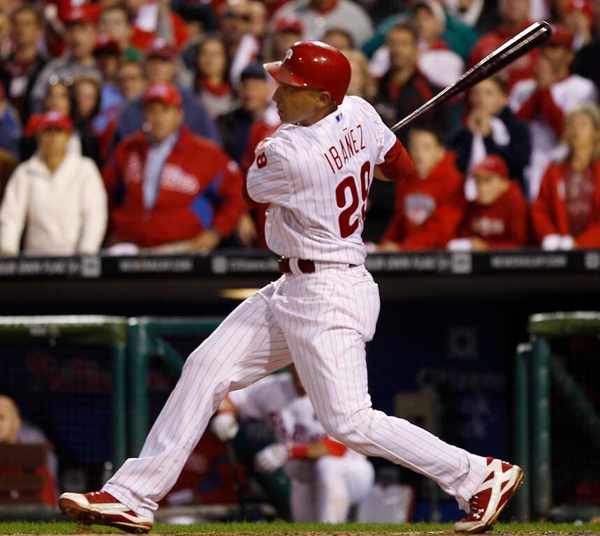 Inside the Phillies: Phillies' Raul Ibanez gets a postseason chance and  hits a home run