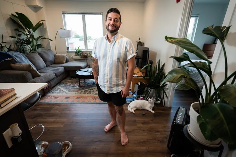 Because of a rent incentive, Juan Serrat was paying around $1,500 for his 600-square-foot apartment in South Philly. The deal wasn't renewed, so now he's looking for a new place.