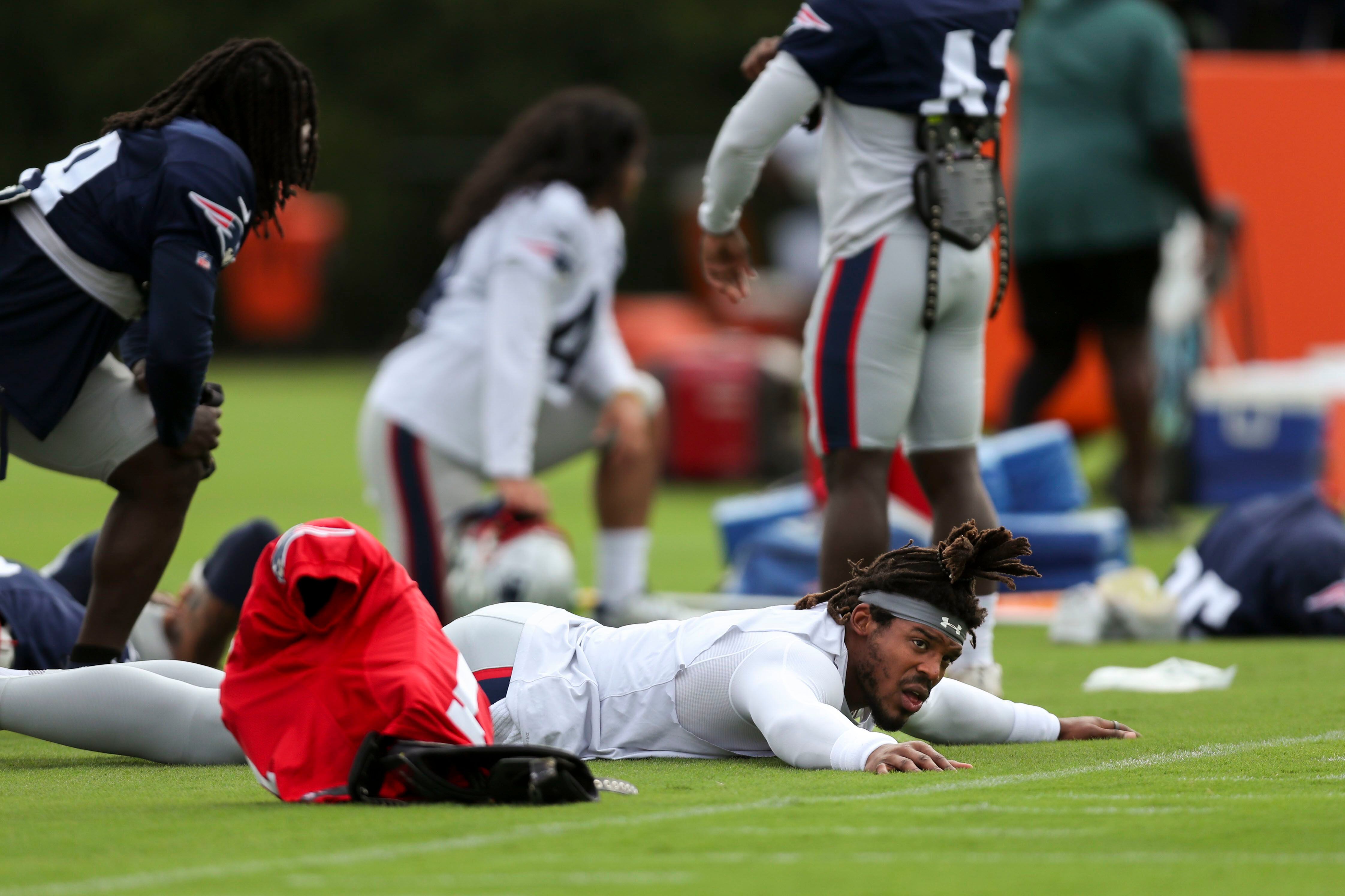 Patriots-Eagles joint practice: Pats thumped in Philly, Cam Newton