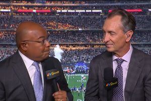 NBC's Cris Collinsworth painfully loves to hear himself talk