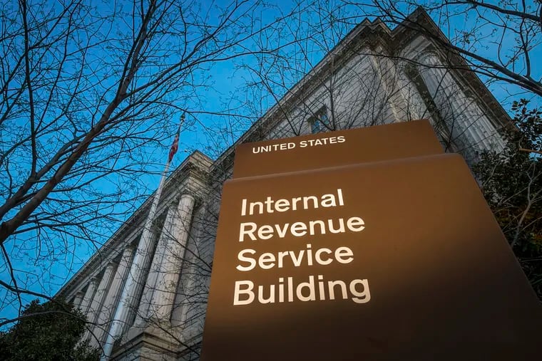 This April 13, 2014 file photo shows the headquarters of the Internal Revenue Service (IRS) in Washington.