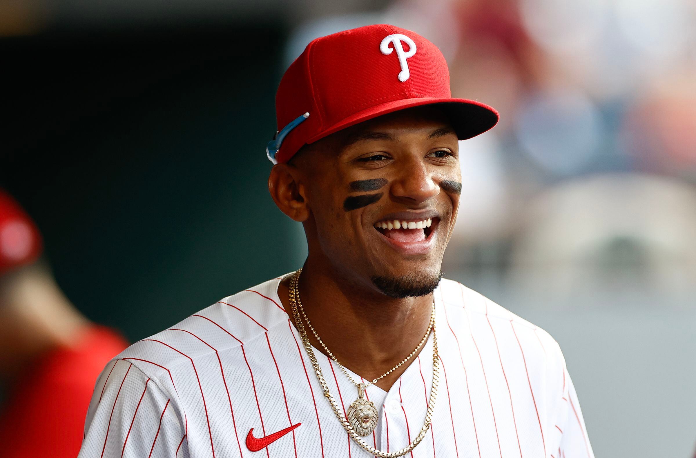 Phillies' Johan Rojas, an elite defensive outfielder, is impressive at the  plate