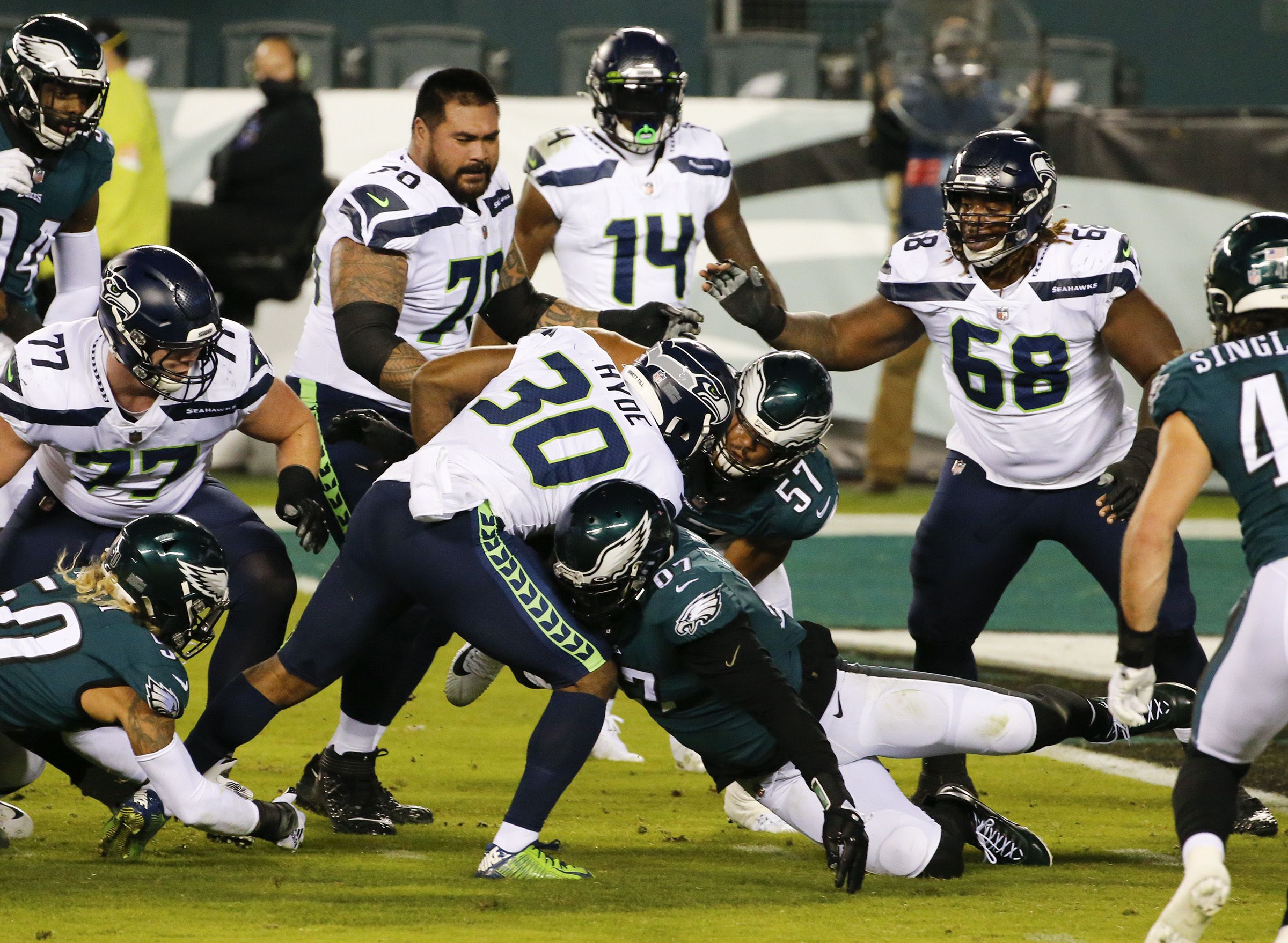 Five reasons why the Eagles lost to the Seahawks and fell to 3-7-1