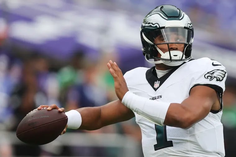 All eyes will be on Jalen Hurts Friday night as he leads the Eagles against the Green Bay Packers at Corinthians Arena in São Paulo, Brazil on Peacock.