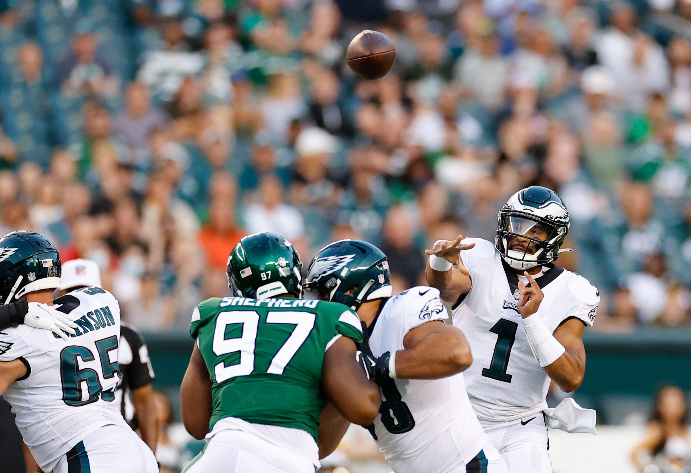 Jets-Eagles Game Recap  QB Zach Wilson Injures Knee in Preseason-Opening  Win in Philadelphia