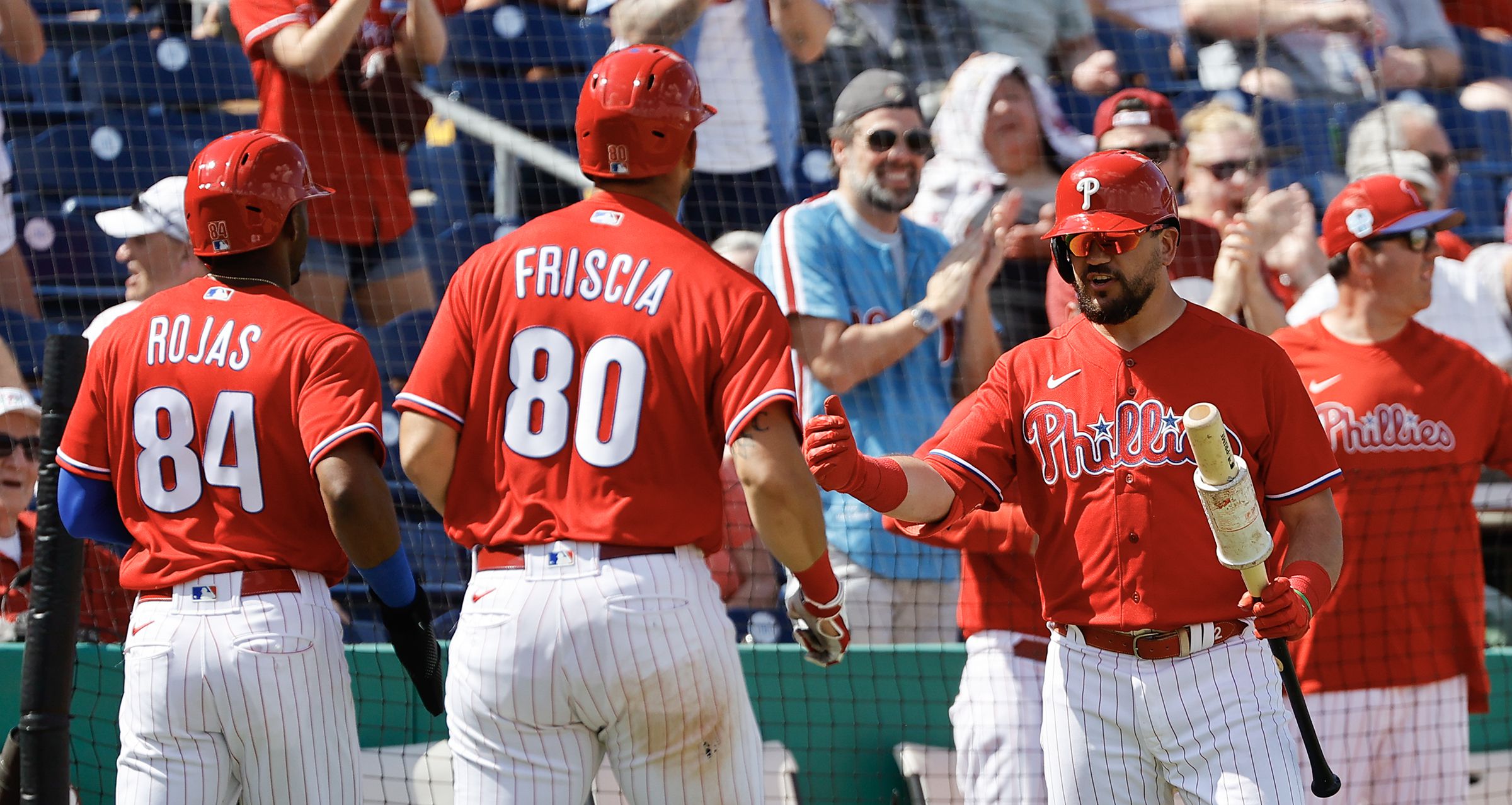 Photos from the Phillies spring training game win over the Blue Jays