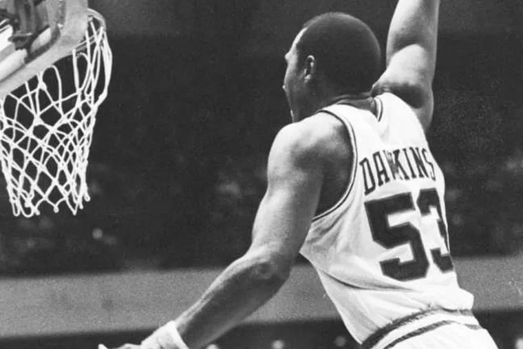 FILE PHOTO Darryl Dawkins scared you when he dunked.