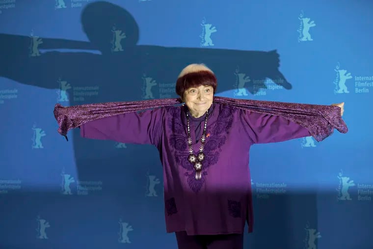 Director Agnes Varda poses during a photo call for the film "Varda by Agnes" at the 2019 Berlinale Film Festival in Berlin, Germany, in 2019.