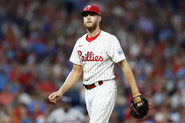 Phillies pitcher Zack Wheeler is 13-6 with a 2.63 ERA this season.