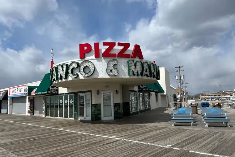 Manco & Manco's location at Ninth Street and the Boardwalk in Ocean City, N.J., on March 28, 2022.