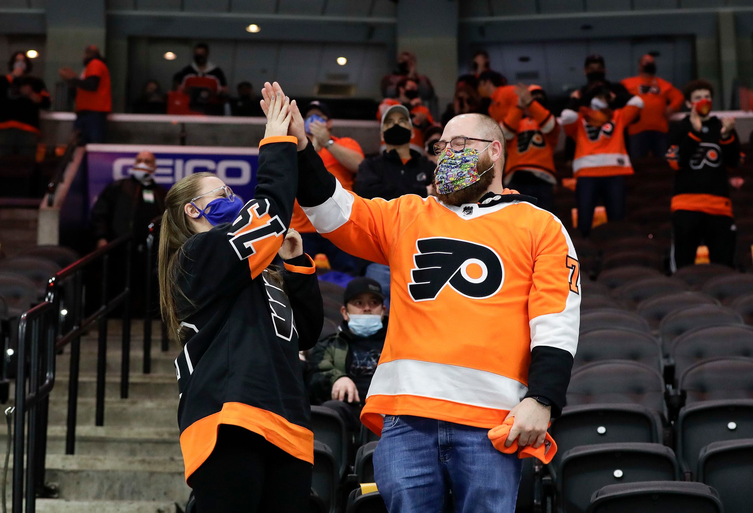 Philadelphia Flyers fans, workers return to Wells Fargo Center - WHYY