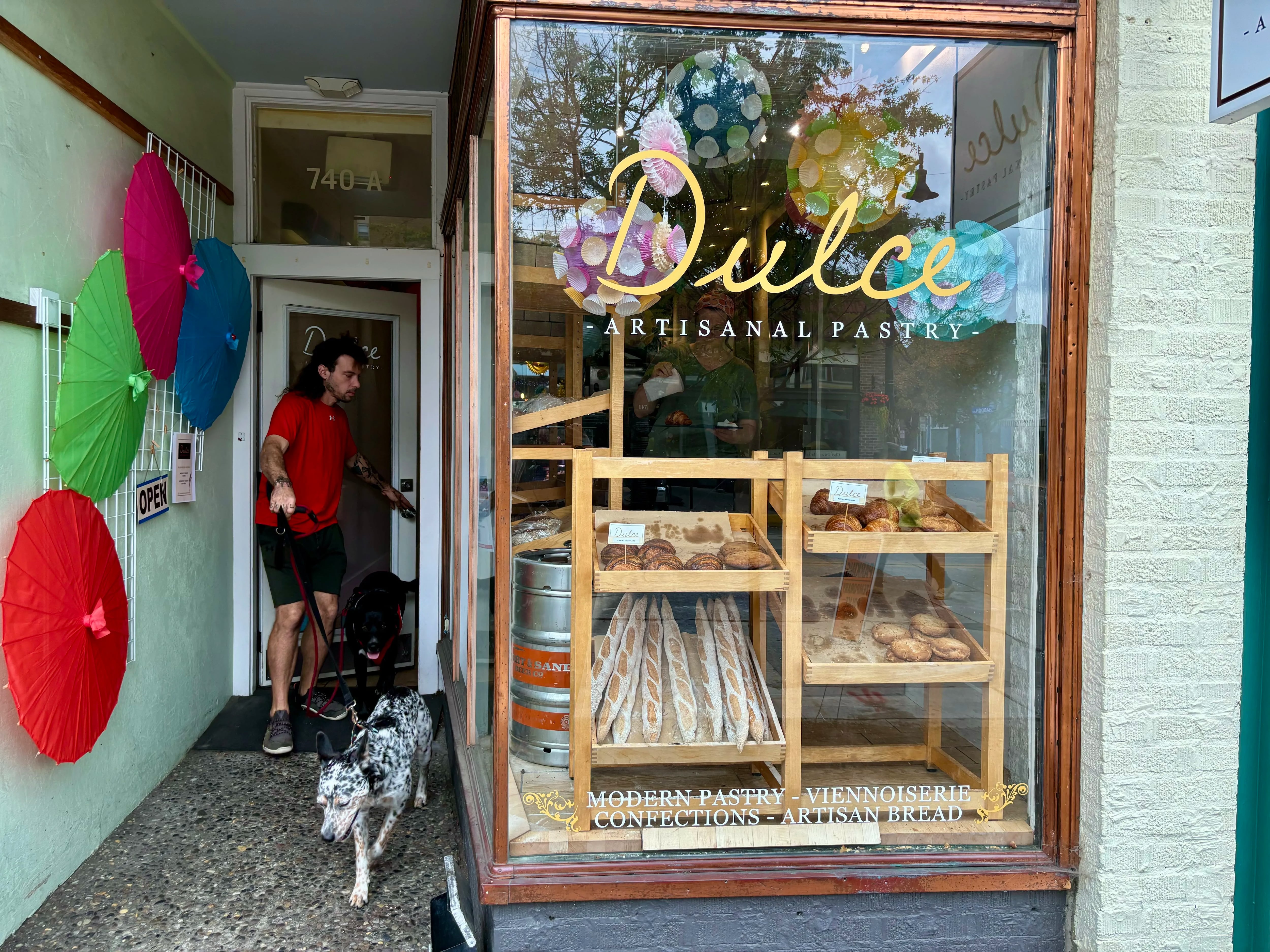 Dulce Artisanal Bakery offers a selection of French-inspired pastries in Collingswood.