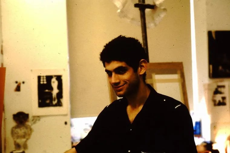 David Schuman as a University of the Arts student in the late 1980s.