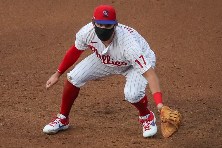 Phillies Notebook: Rhys Hoskins hoping hybrid approach reverses