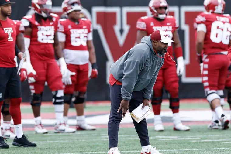 Coach Stan Drayton and the Temple Owls will host Coastal Carolina on Saturday.