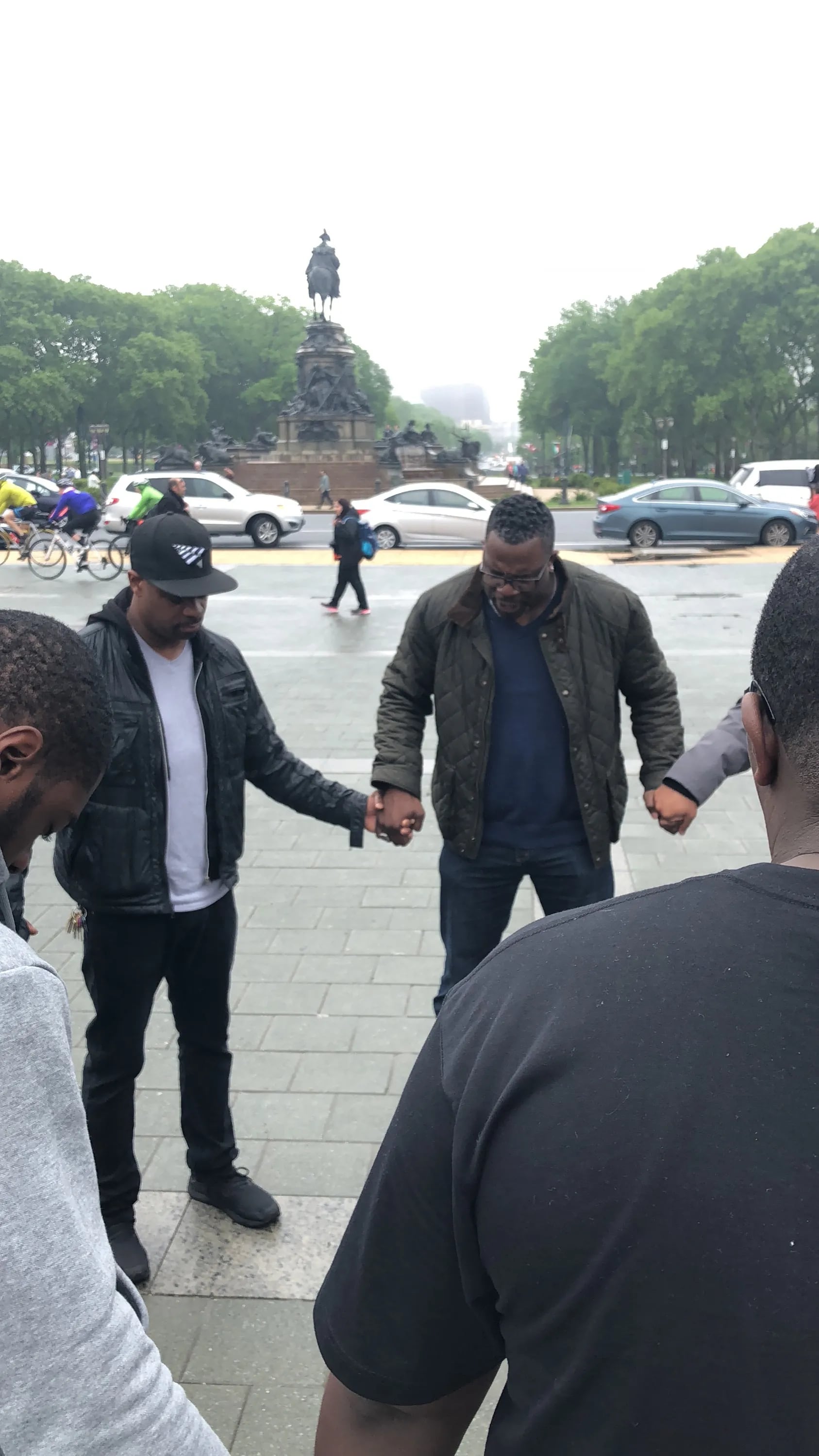 black people praying