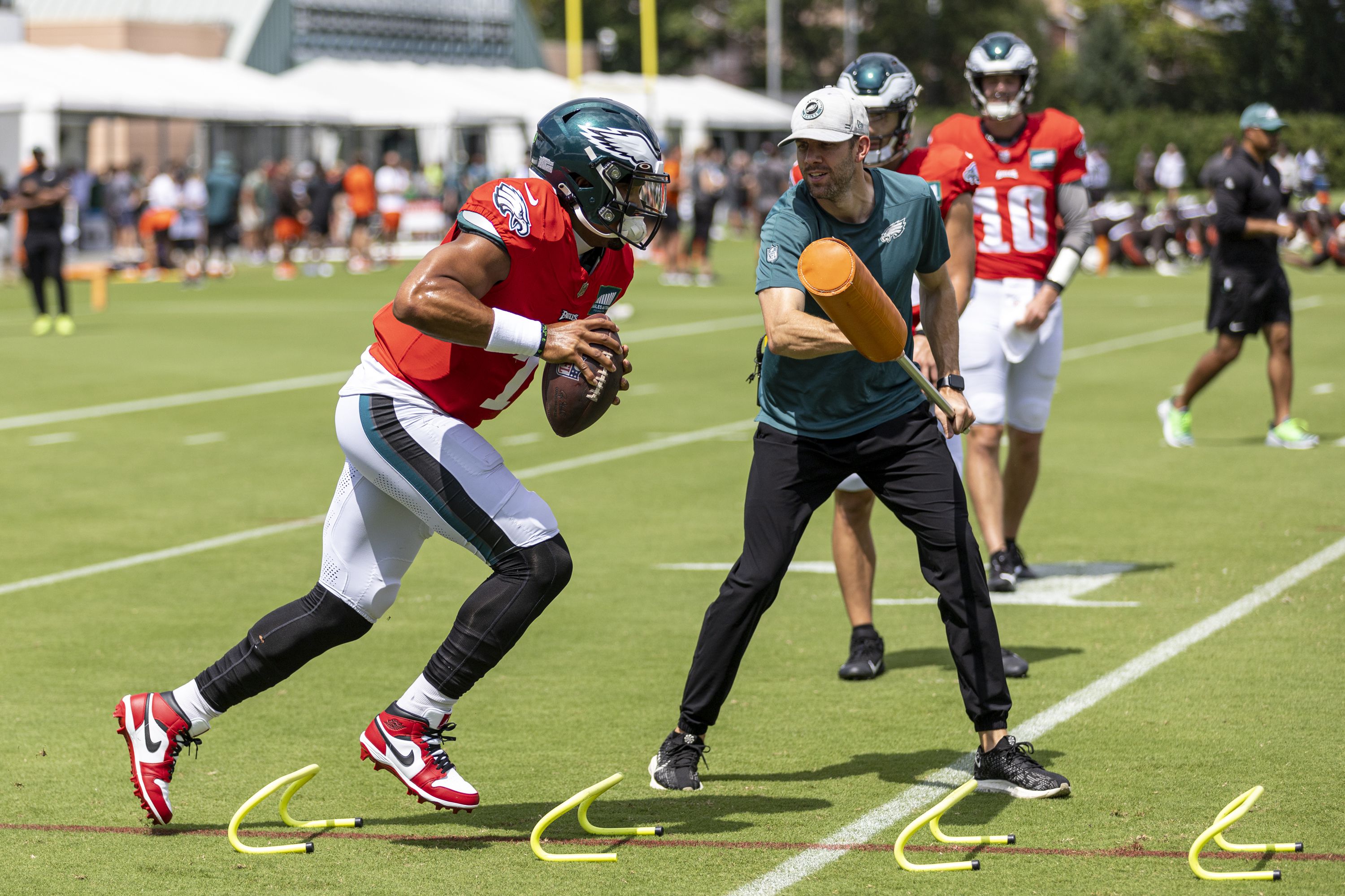 Reed Blankenship's forearm played a pivotal role in Eagles' OT win