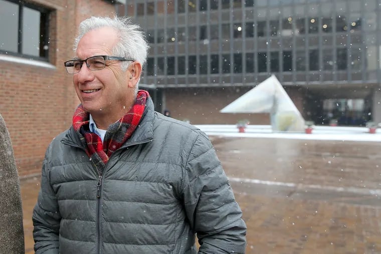 Anthony Massa leaves the federal courthouse in Center City Philadelphia in February 2019.