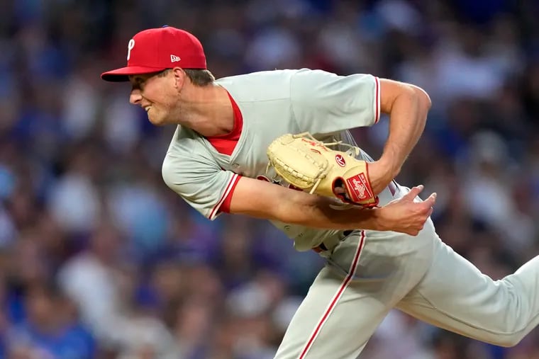 The Phillies’ Michael Mercado made his major league starting debut on Tuesday, allowing one earned run in five innings.
