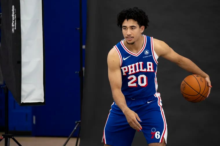 Sixers rookie Jared McCain averaged 12.8 points and shot 37.9% on three-pointers in five preseason games.