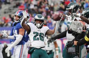 Eagles-Giants Anytime Touchdown: Miles Sanders Finds Endzone