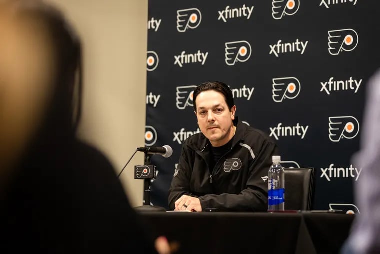 General manager Danny  Brière will have his hands full in managing the Flyers' cap space amid Matvei Michkov's arrival.