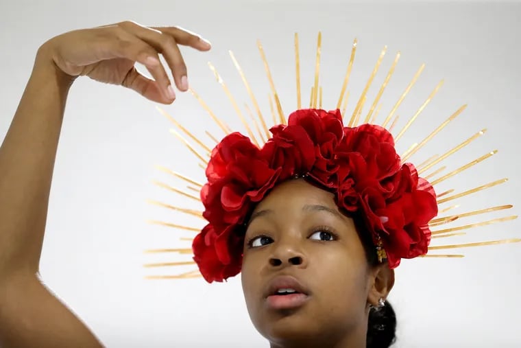 Jayla Anderson of Chocolate Ballerina Company on Sunday, Dec. 11, 2022, in Philadelphia, Pa. The company will be performing this weekend at the Philadelphia Fall Arts Fest, Kimmel Center Cultural Campus