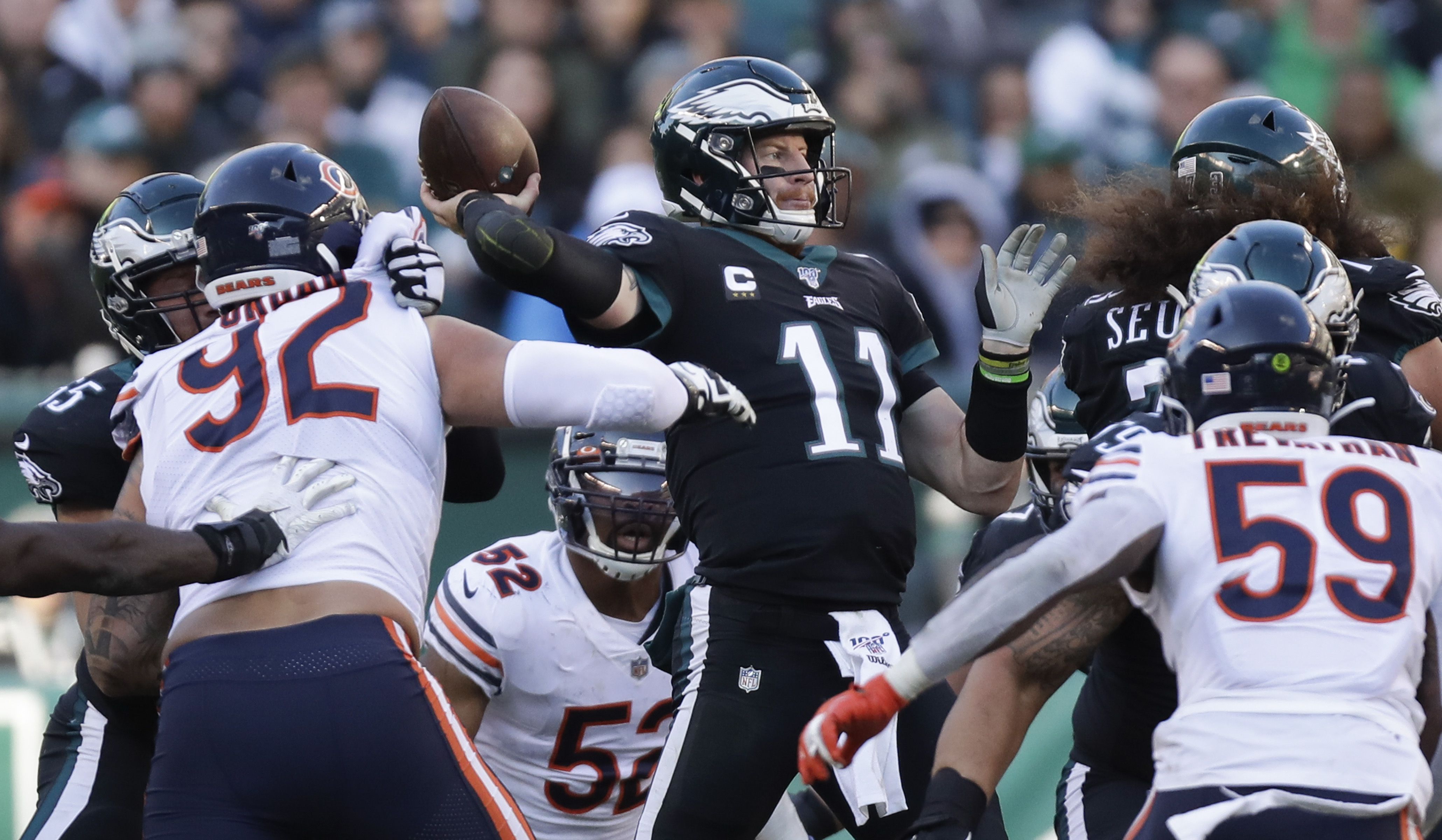 Three pivotal plays from the Eagles' win over the Bears