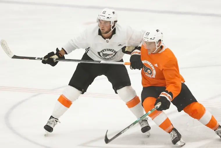 Flyers forward Tyson Foerster was one of the headliners entering development camp, and he didn't disappoint.