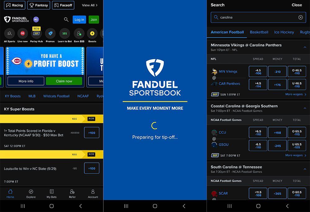 How to place a PARLAY bet on the FanDuel Sports Book App