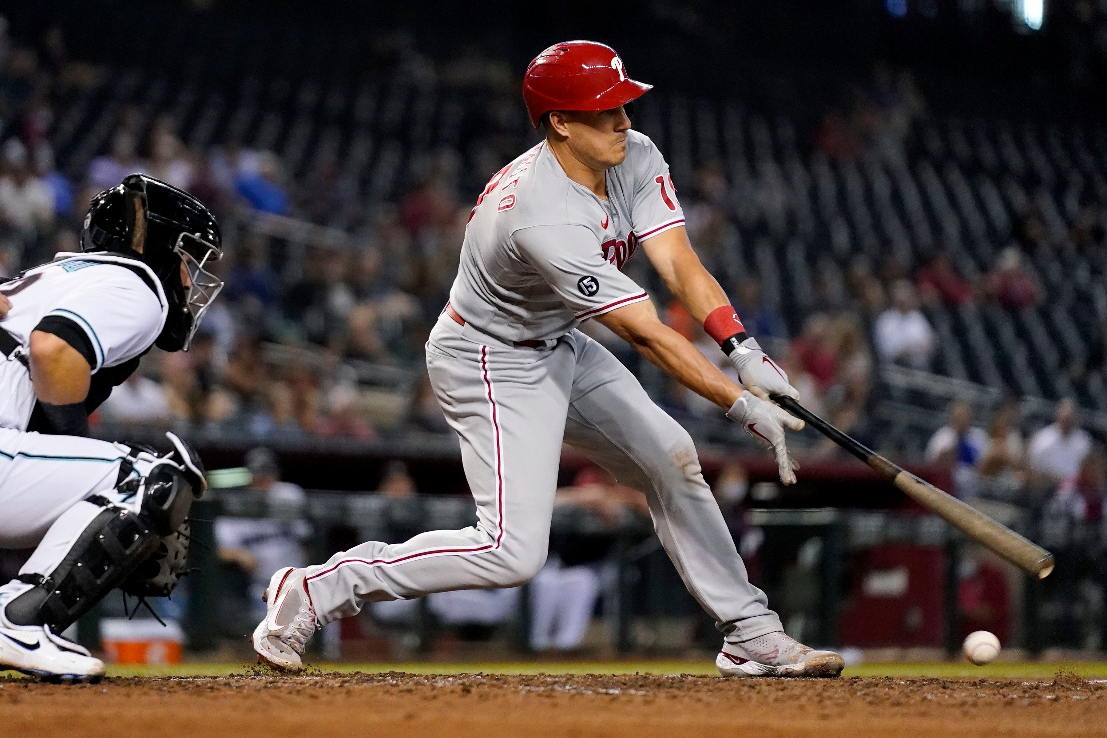 Diamondbacks withstand Realmuto hitting for the cycle to beat Phillies 9-8  –