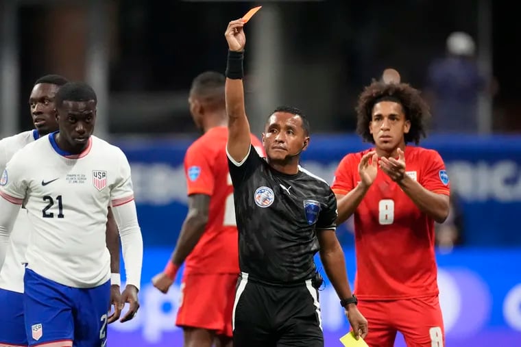 Tim Weah's ejection early in the first half sent the U.S. spiraling toward a disastrous defeat to Panama in the Copa América.
