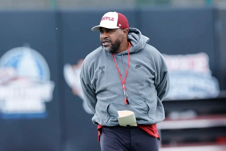 Temple head coach Stan Drayton is heading into 2024 with a team picked to finish last in the American Athletic Conference.