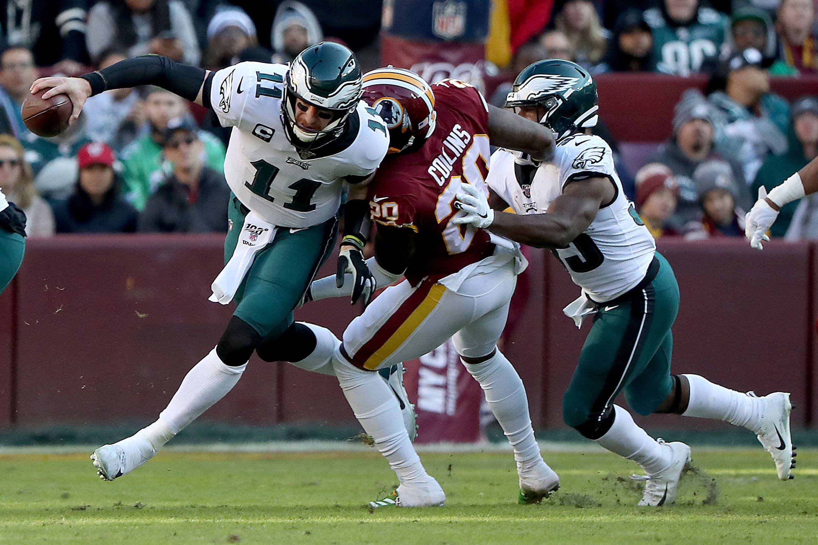 Wentz, Eagles deny Dallas the NFC East title with 17-9 win –