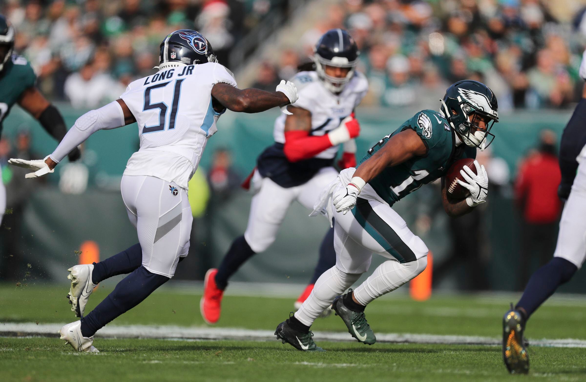 A.J. Brown Has Dream Revenge Game as Philadelphia Eagles Thrash Tennessee  Titans