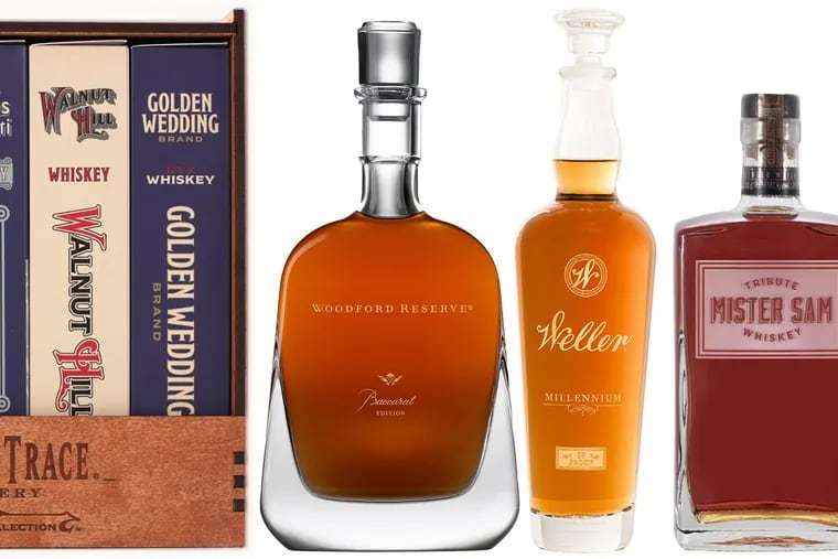 A collection of some of the rare bottles of whiskey included in the Pennsylvania Liquor Control Board's latest Limited-Release Lottery.