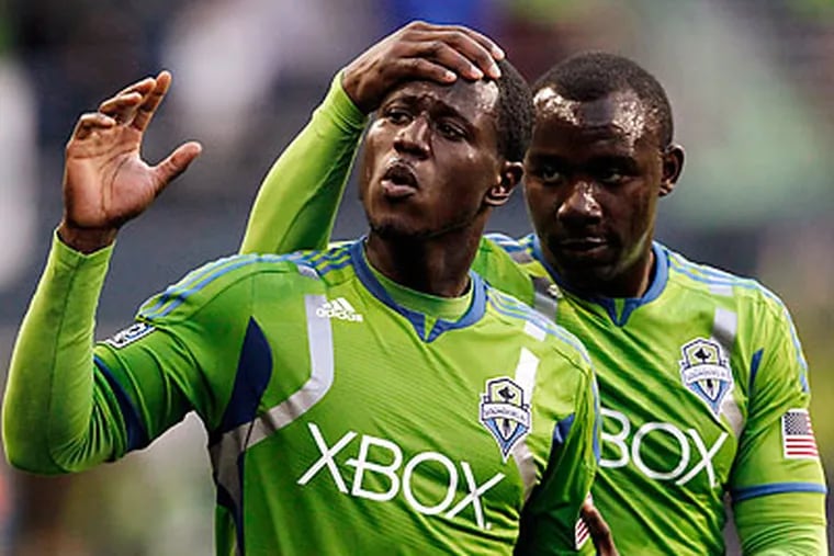 The Union's next game will be at Seattle, which beat reigning MLS champ Los Angeles on Wednesday. (Elaine Thompson/AP)