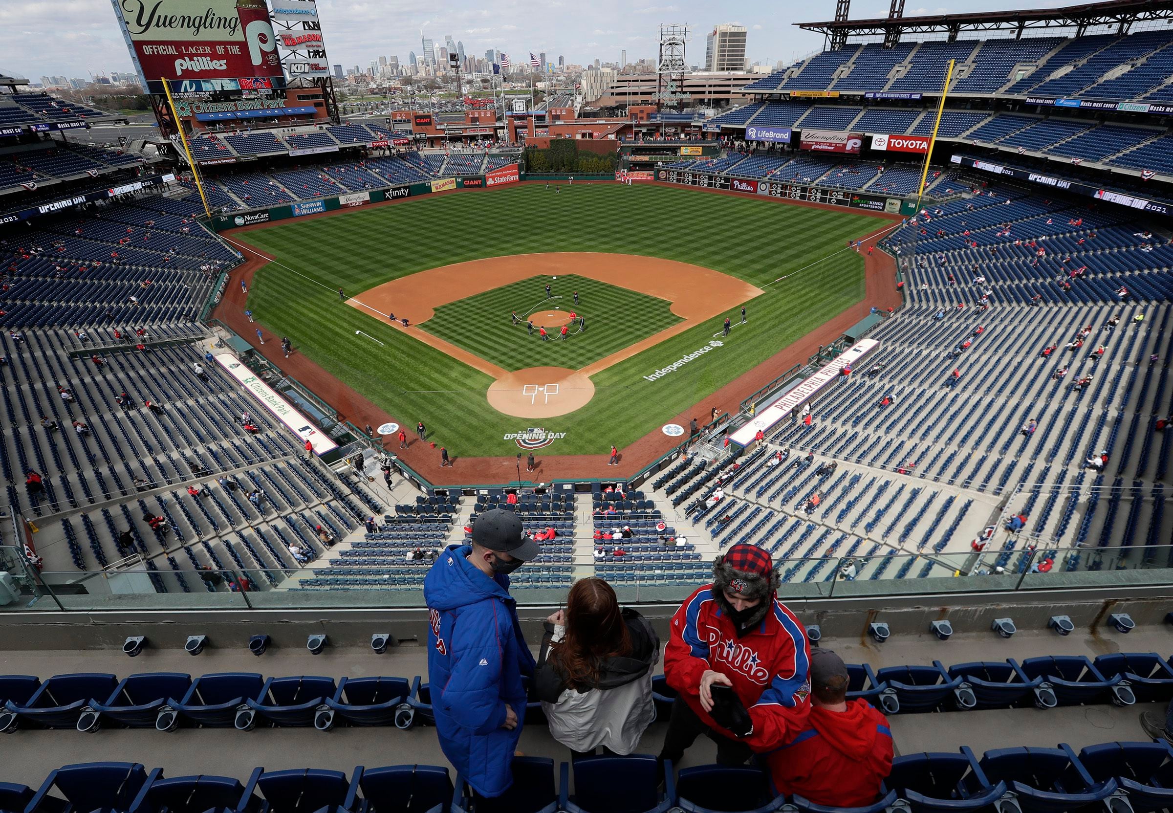 Phillies Fans Return Home To Citizens Bank Park For The First Time Since 2019