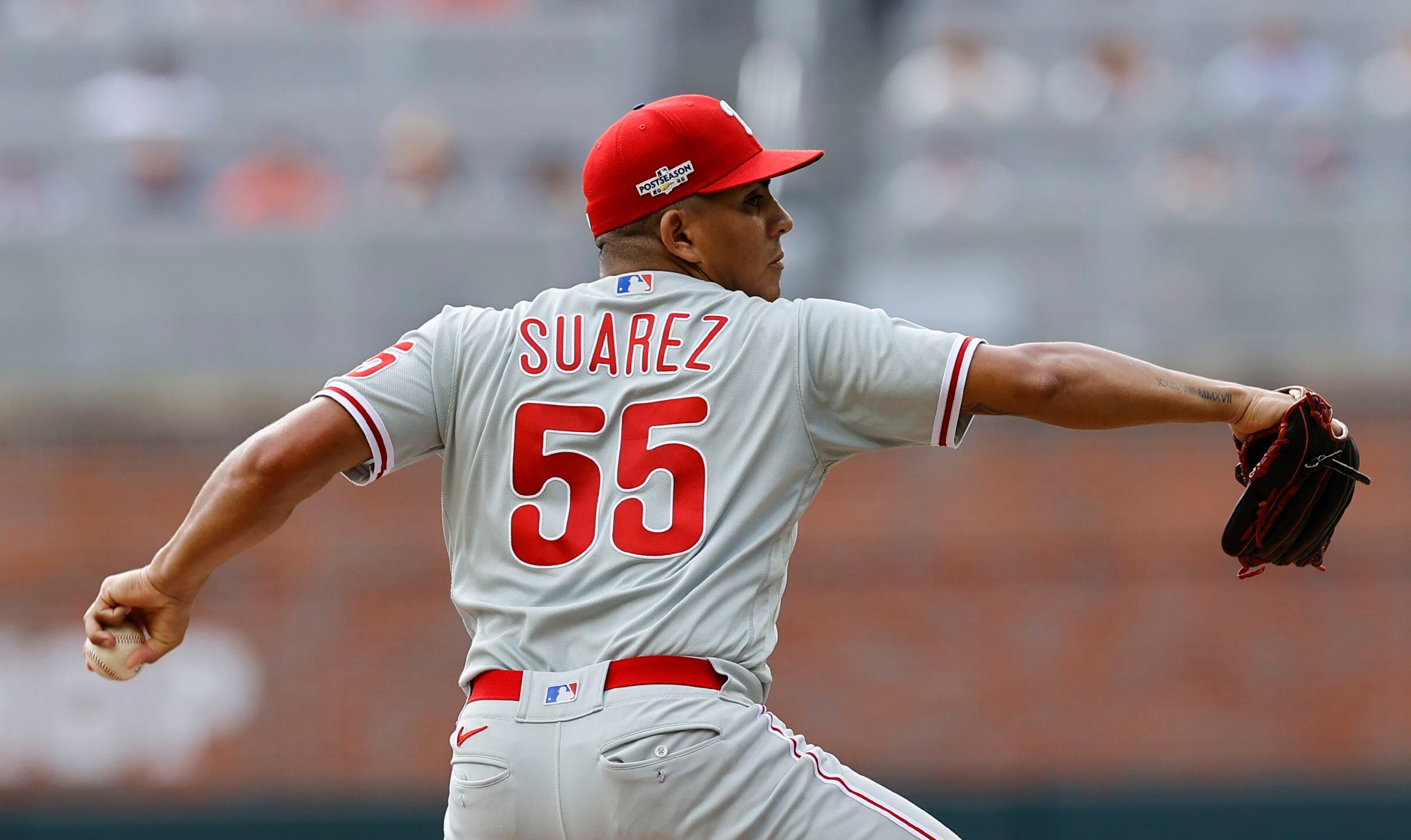 MLB podcaster doesn't hold back on praising Phillies' standout pitcher:  Suarez has proven to be one of the best big game pitchers