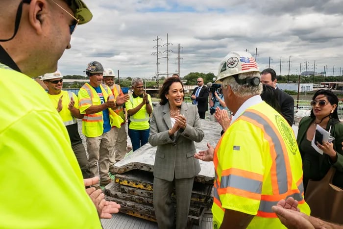 Vice President Kamala Harris visits Philly as Pa. primary approaches