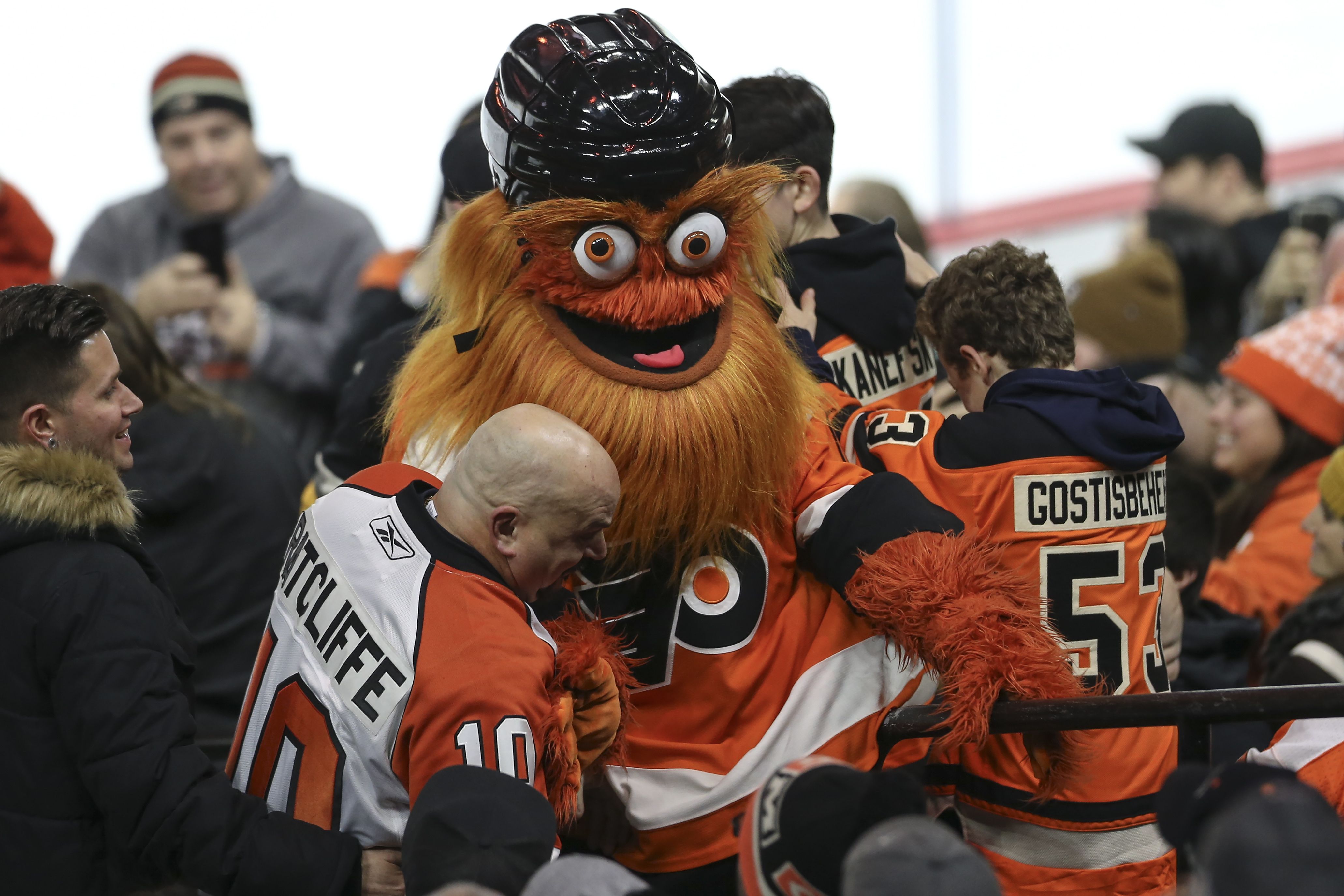 Queer Eye' gives Flyers mascot Gritty a makeover in bonus episode of Season  5